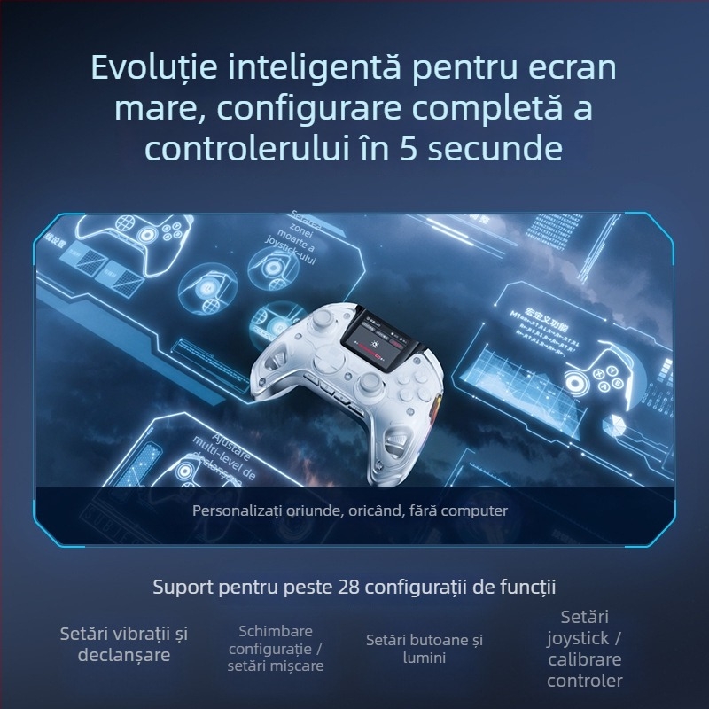 Beitong BTP-KP50 Controler de joc wireless pentru PC și Nintendo Switch, Interfață USB, Vibrație