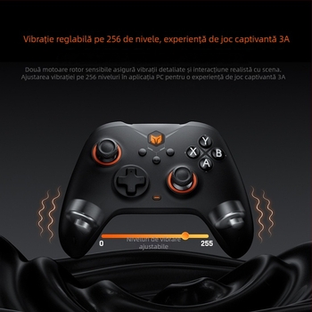 Controler de joc Gale – Bluetooth, USB-C, ABS, 300 g, compatibil cu PC, dispozitive Apple, SWITCH și Android