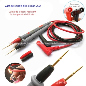 Sondă de test pentru multimetrul, model 20A, din silicon, pentru teste cu multimetrul