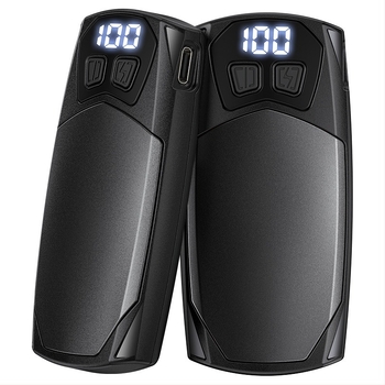 Încălzitor de mâini cu cataramă, model Aoyun Aoy-818, baterie Li-Poly încorporată 2000-4000 mAh, autonomie 8-12 ore, disipare a căldurii prin folie de aluminiu