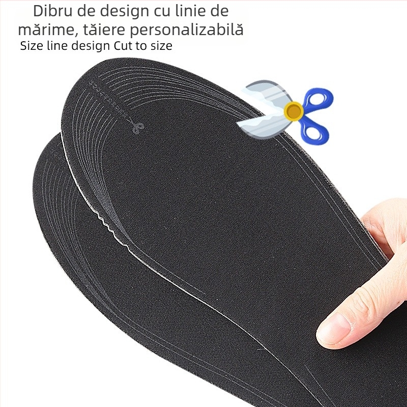 Tălpi USB încălzite pentru pantofi, EVA cu fir de încălzire din carbon, talpă întreagă, potrivite pentru sneakers, pantofi casual și ghete, căptușite complet