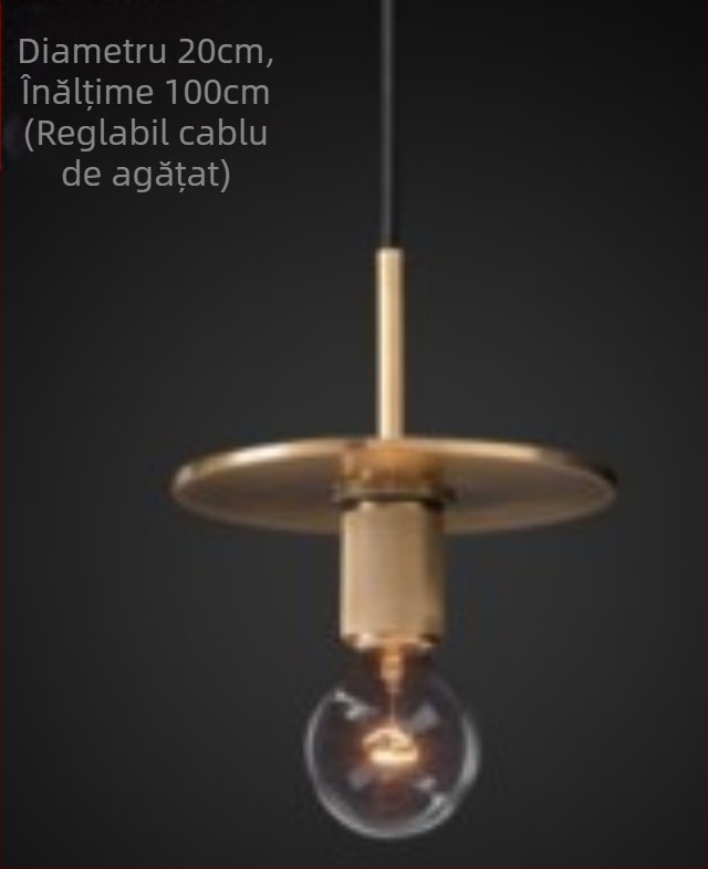 Lampa de perete din fier, abajur din fier, sursă de lumină: incandescentă, tensiune ≤36V