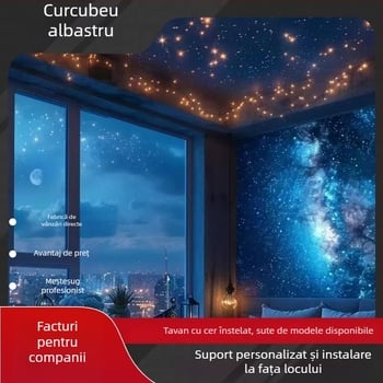 Lumină pentru tavan cu fibre optice în stil stele, carcasă din plastic, 220V, 1-20W, personalizabil, model Star fiber optic lights
