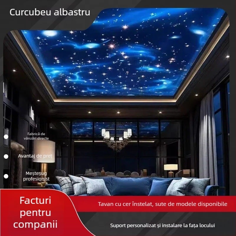 Lumină pentru tavan cu fibre optice în stil stele, carcasă din plastic, 220V, 1-20W, personalizabil, model Star fiber optic lights