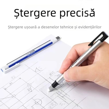 Radieră-penă pentru desen, Tombow/Dragonfly, model Rubber pen, material cauciuc, greutate netă 0.2 g