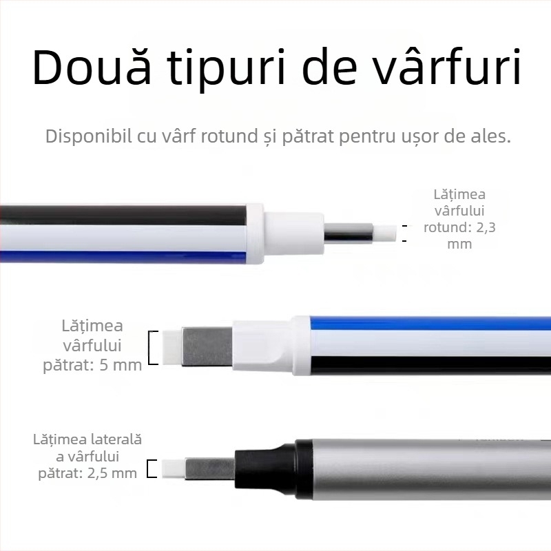 Radieră-penă pentru desen, Tombow/Dragonfly, model Rubber pen, material cauciuc, greutate netă 0.2 g