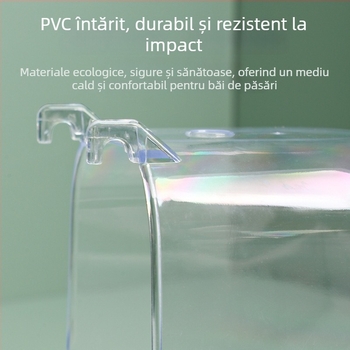 Xingxingwen Vas de baie pentru papagal — Accesorii de baie pentru păsări, Produse pentru papagali, Accesorii pentru cușcă