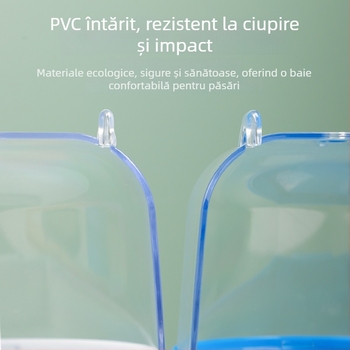 Xingxingwen Vas de baie pentru papagal — Accesorii de baie pentru păsări, Produse pentru papagali, Accesorii pentru cușcă