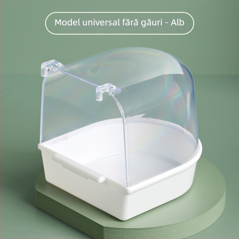 Xingxingwen Vas de baie pentru papagal — Accesorii de baie pentru păsări, Produse pentru papagali, Accesorii pentru cușcă