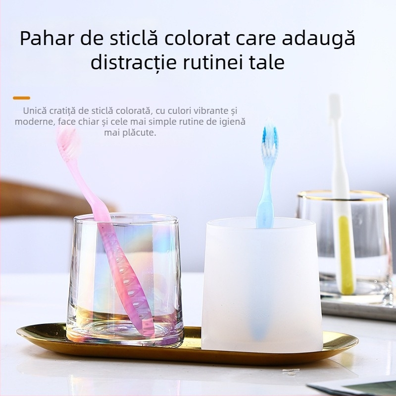 Geya Crystal Pahar din sticlă pentru gargară - pentru hoteluri și pensiuni, pentru baie