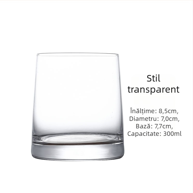 Geya Crystal Pahar din sticlă pentru gargară - pentru hoteluri și pensiuni, pentru baie