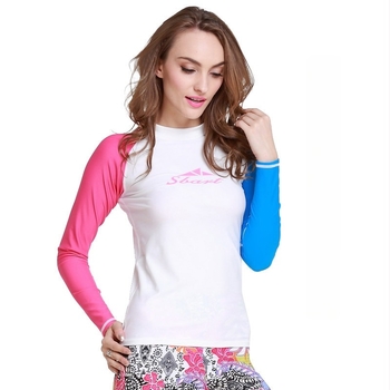 Costum de baie din două părți pentru sporturi acvatice cu protecție solară, material cu uscare rapidă, unisex, pentru scufundări și înot (amestec de fibre chimice)