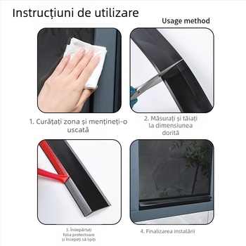 Bandă de protecție împotriva apei pentru ferestre, Pengyi, model DH-DJJDHDJ, pentru ferestre, protecție împotriva prafului, stil modern minimalist (Pengyi, DH-DJJDHDJ, ferestre, protecție împotriva prafului, stil modern minimalist)