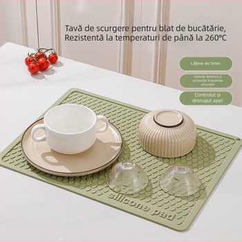 Suport pătrat din silicon pentru bucătărie, rezistent la temperaturi înalte, antiderapant, rezistent la rupere