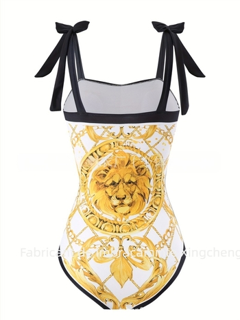 Costum de baie întreg - model sexy (cu burete la bust și fără suport din oțel, material poliester, fără mâneci, pentru înot)