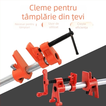 Clema tip F pentru lemn și piatră — fără limită în prindere, greutate 1,4