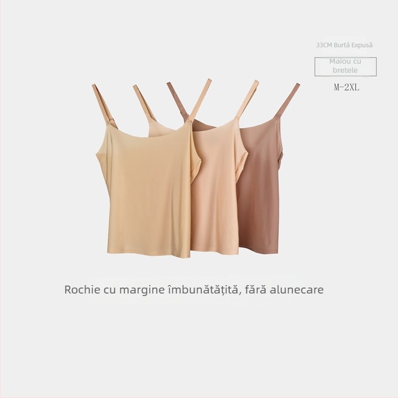 D33 Ice Silk Wrap Top pentru bust, cupe ultra-subțiri, 3/4 cup, fără urme vizibile, respirabil, spate frumos